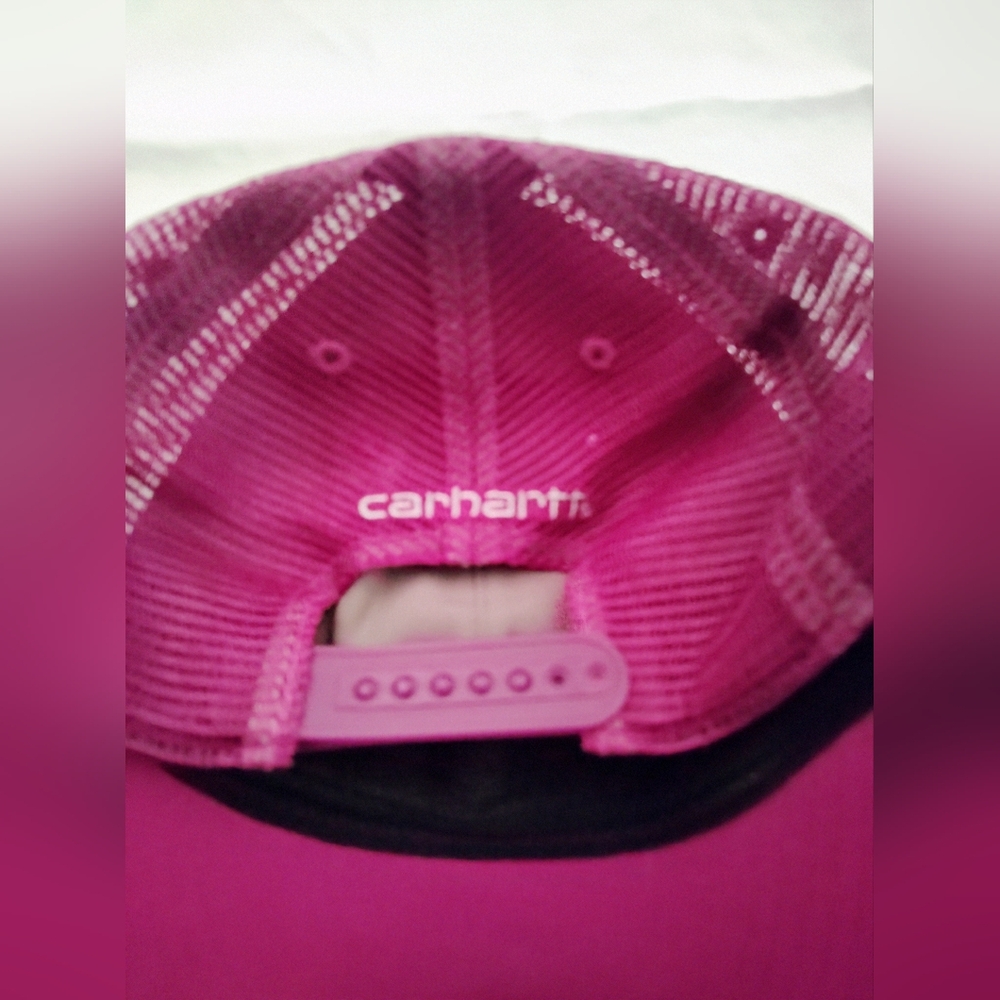 CARHARTT MAGENTA MESH SNAPBACK HAT - Picture 2 of 5